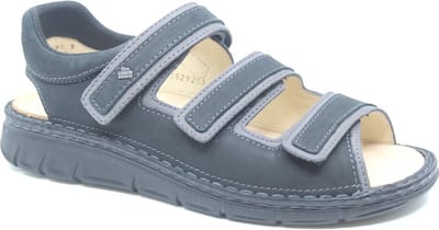 Finn Comfort, CASABLANCA, 01451-901757, Zwarte sandaal wijdte H