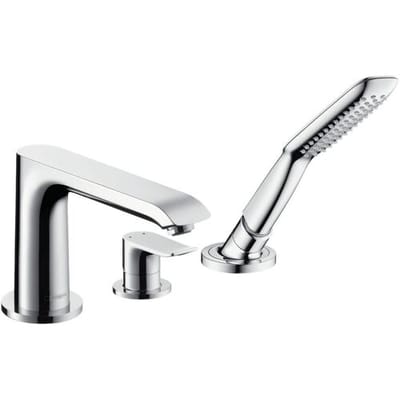 Hansgrohe Metris 3-hole bath rim single lever mixer 31190000