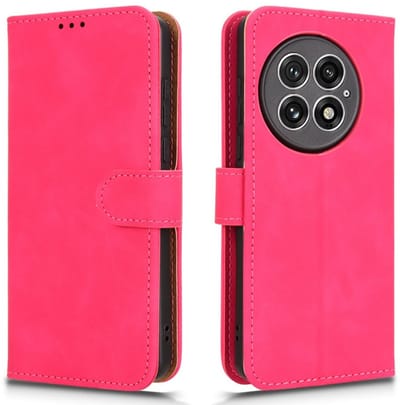 Coverup Hoesje - Geschikt voor OnePlus 13 Hoesje - Coverup Book Case - Roze
