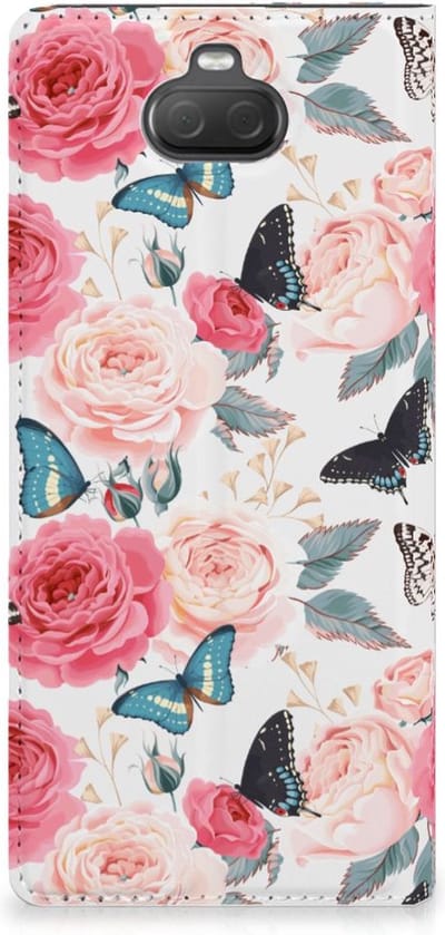 Sony Xperia 10 Plus Smart Cover Butterfly Roses