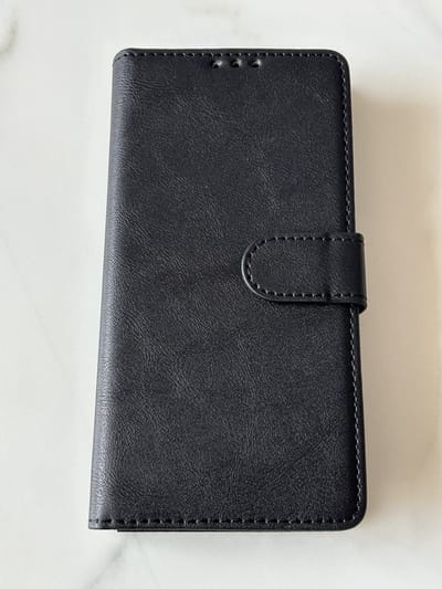 Luxe PU Leder wallet Case - Bookcase Hoesje Met Stand Functie - Geschikt voor Appel iPhone 16 - Uitstekende Kwaliteit Beschermhoes Met Pasjes Houder - Zwart