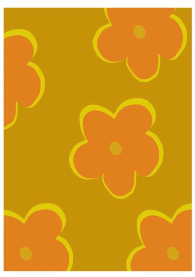 HappyBook - Notitieboek - Notebook - Journal - Flowers - A4 - Bloem - Geel - Werk - Studie - School - Vrolijk - Dagboek - Gelinieerd - Gelijnd - Lijntjes - Elastiek - Softcover - Boekenlegger - Relatiegeschenk - Doelen opschrijven - Journalen - Plan