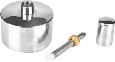 Dailygoods- Brandstoflamp 400 ml - Verdikte - Roestvrij staal