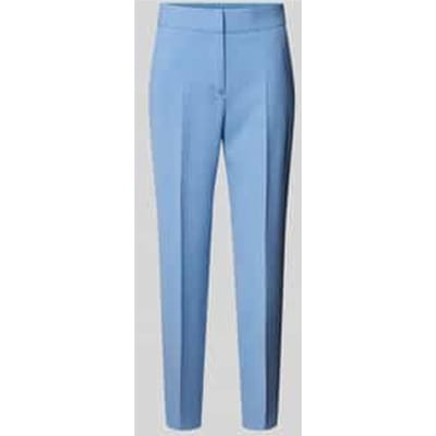 Regular fit cigarette pants in viscosemix met elastische tailleband