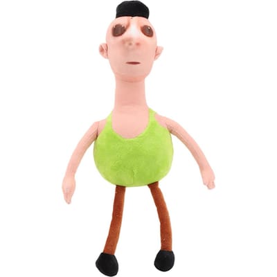 34cm Grappige Hamood Habibi Pluche Speelgoed Film Knuffeldieren Hamood Speelgoed Buitenaards Wezen Man met Zwarte Hoed Fans Verjaardagscadeaus Speelgoed Voor Kinderen 34cm beige