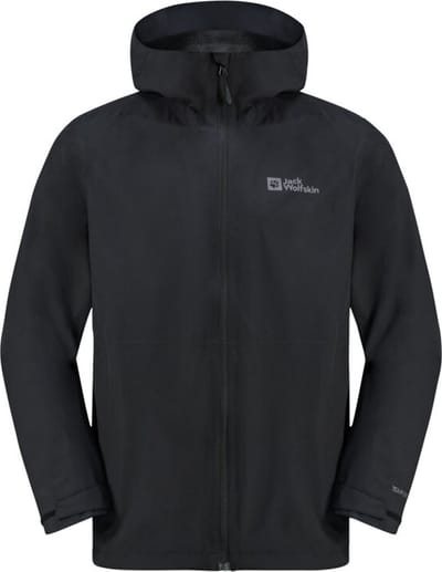 Jack Wolfskin ROBURY 2L JKT M - Jas - Heren - Zwart - Maat XXXL