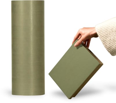 Papierrol Cadeaupapier – Olijf Groen – 60cm x 400m – 50gr/m² – Hoogwaardig Inpakpapier – Stijlvol & Recyclebaar – Voor Cadeaus, Retail & Verpakkingen