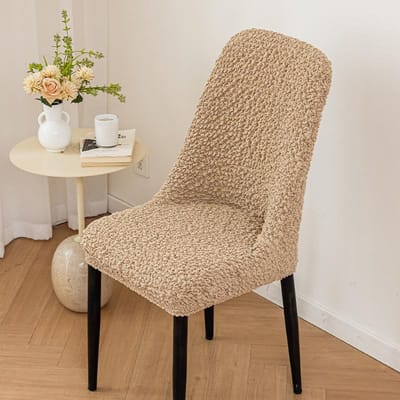 Eettafel en Stoelhoes Gevouwen Elastische Doek Verdikt Antislip Stoelhoes Alle Seizoenen Universeel Kattenkrab Krukhoes 46cm