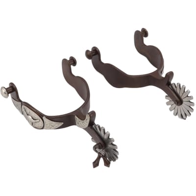 2 STUKS Cowboy Paard Spoors Buiten Tuin Retro Spoors Zadelmakerij Uitrusting met Koe Icoon