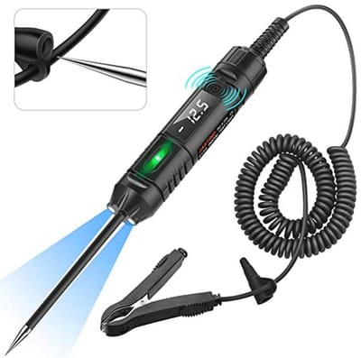 Digitale LED Automotive Test Licht voor DC 3-72V - Circuit Tester met Polariteit Aangeven en Verlichtende Lichten