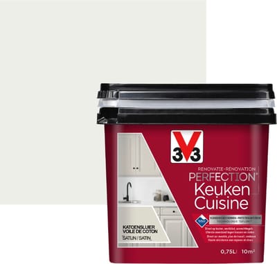 V33 Keukenverf Renovatie Perfection Zijdeglans Katoensluier 750ml