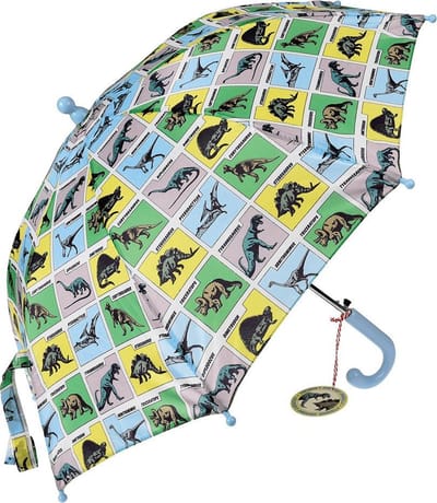 Rex London - Kinderparaplu - Paraplu - Dino's - Blauw Groen