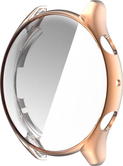 Screenprotector watch case - hoesje - geschikt voor Amazfit GTR 3 en GTR 3 Pro - rosegoud