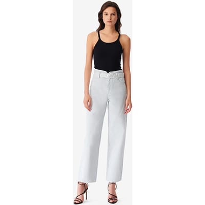 IRO Paris Jinn Straight In Light Blue Maat: 32 | Straight Jeans Outlet | Dames | Grijs