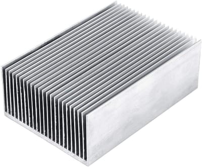 Aluminium Koellichaam voor LED en Halfgeleidercomponenten - 100 x 69 x 36 mm, Efficiënte Warmteafvoer
