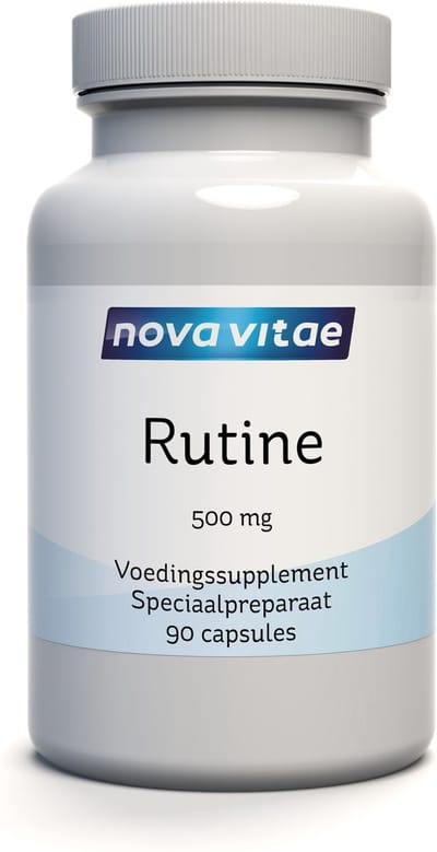 Nova Vitae - Rutine - Rutoside - quercetin-3-O-rutinoside - bioflavonoïde - sterke antioxidant - 500 mg - 90 capsules