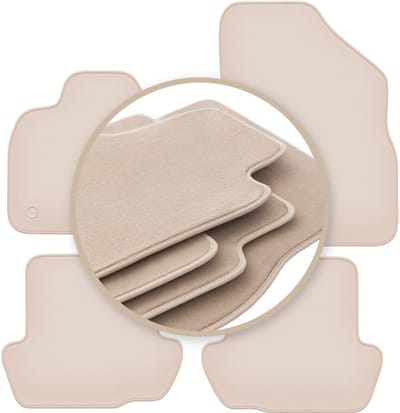 PREMIUM beige matten voor: Citroen DS5 sedan 2011-2018
