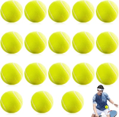18x Mini Tennisballen 5cm - Hondenspeelgoed, Training & Tennis Oefenballen