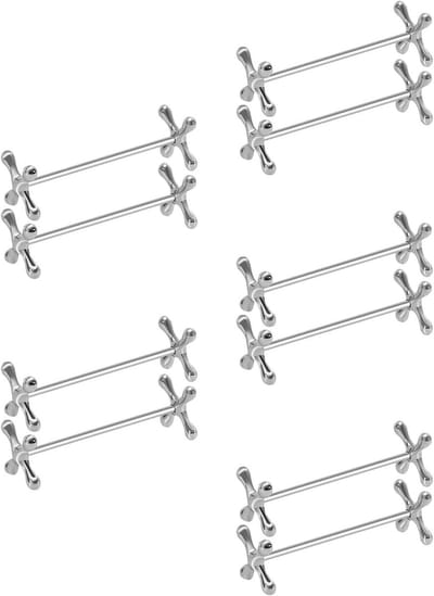 5 Sets Eetstokjeshouders voor Bestek, Snijplank en Keukengerei - Decoratieve Tool Houder, 2 Stuks x 5