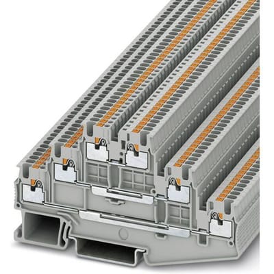 Phoenix Contact 3213713 Meeretageklem 3.5 mm Snelaansluiting Grijs 50 stuk(s)