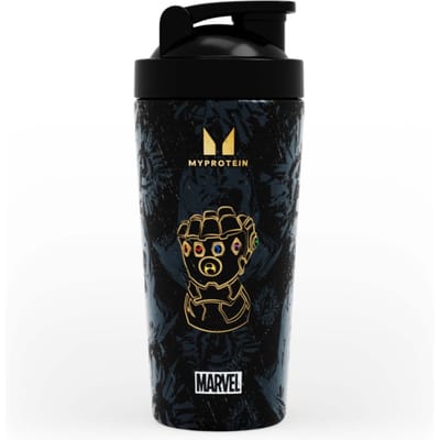 Myprotein Thanos shaker van gerecycled metaal - Zwart