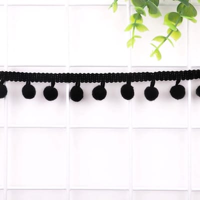 Dailygoody - Pompons Boord - Decoratielint voor Knutselen - 10 Yards