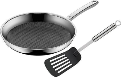WMF Profi Resist - Koekenpan - Ø 28 cm - RVS - Inclusief Profi Plus Spatel - Geschikt voor Inductie
