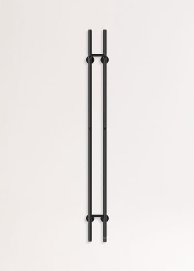 CREATE - 2 stangen - Elektrische handdoekverwarmer 60W/120W - Zwart - WARM TOWEL TUBE