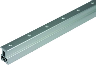Rutgerson 32mm High Beam Mainsheet Track – Grootschootrail 32 mm – Aluminium Sail Track met Stop Holes – Geschikt voor Zeilboten – Zilver – Lengte 1 Meter – Part No. T606100