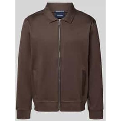 sweatjack met gestikt logo model 'Ricardio'