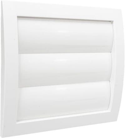 Ventilatierooster met beweegbare lamellen - Venetiaans rolgordijn - ABS-kunststof - Wit