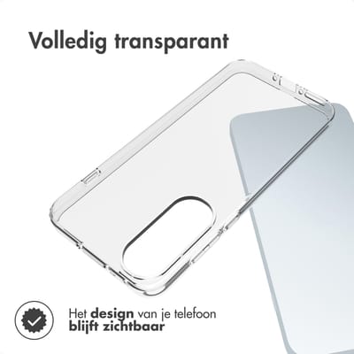 Accezz Hoesje - Geschikt voor OnePlus Nord 5 - Clear Backcover - Transparant