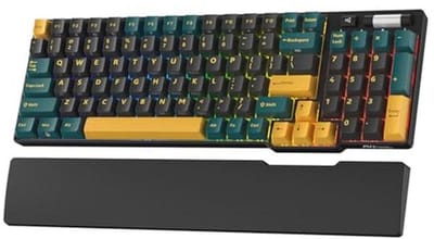 Draadloos Mechanisch Toetsenbord 96 Toetsen RGB met Drievoudige Connectiviteit BT5.0/2.4G/USB-C
