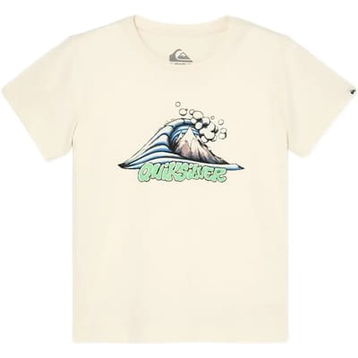 Quiksilver Mtb&wave T-shirt Met Korte Mouwen Wit 5 Years Jongen