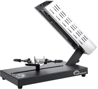 Raclettemachine - LITTLE BALANCE - Savoyarde kwartwiel - 600 W - 4 personen - Meuuuh design / RVS