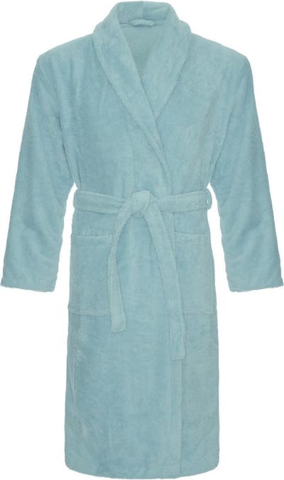 Hotel badjas - Wellness/Sauna - badstof binnenzijde - fluweelzachte buitenkant - luxe - badjas dames - badjas heren - mintgroen - maat S/M