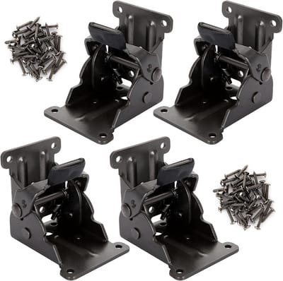 Vouwbare Tafelpoten met Slot – Set van 4 Opvouwbare Meubel Hordes voor Tafel, Werkbank en Meer