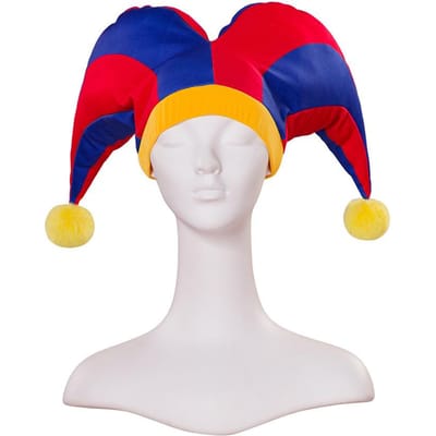 Pomni Cosplay Kostuum Hoed Verkleedkostuum Halloween Carnaval Feestkleding XS（old） blue