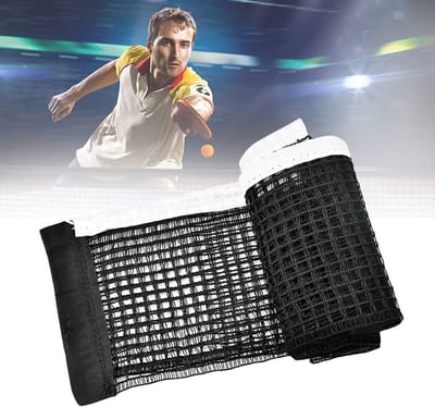 2 Stuks Vervangend Tafeltennisnet - Draagbaar en Opvouwbaar Net voor Tafeltenniswedstrijden, Duurzaam Pingpongnet voor Tafel, Bureau of Eettafel