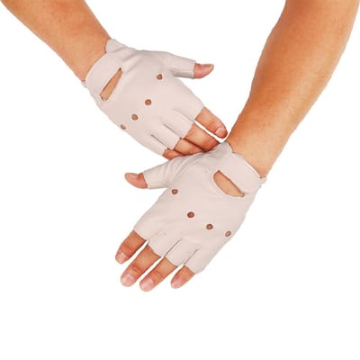 Dans Halfvingerhandschoenen voor Heren Halfvinger Fitness Alle Seizoenen Ademend Zacht Comfortabel en Modieus Koreaanse Versie Danshandschoenen One Size