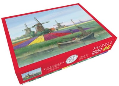 Puzzel (1000 stukjes): Tulipfields, Sietse Wiersma