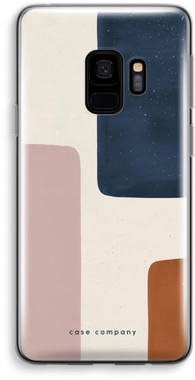Hoesje geschikt voor Samsung Galaxy S9 hoesje - Geo #5 - Soft Cover Telefoonhoesje - Bescherming aan alle Kanten en Schermrand