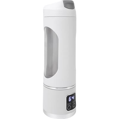 Gourde Mixeur Portable 450ml Rechargeable USB Puissante Performance de Mixage Blender Électrique de Voyage pour Maison Cuisine Bureau L white
