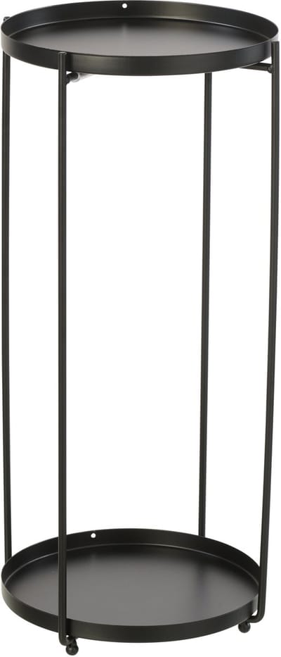 J-Line bijzettafel Rond - ijzer - zwart - large