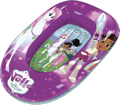 Nickelodeon Opblaasboot Nella De Ridder Prinses 90 Cm Pvc Paars
