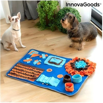 Tapis de jeux pour animaux - InnovaGoods - Foofield - Polyester - Antidérapant - 75x50 cm