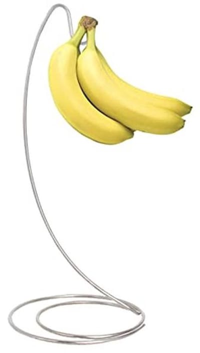 Multifunctionele Bananenhouder van Roestvrij Staal - Duurzame Fruitschaal en Organisator voor Fruit