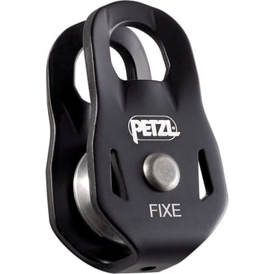 Petzl Fixe Katrol Zwart – Compacte En Veelzijdige Katrol 6-13 mm & 5 KN
