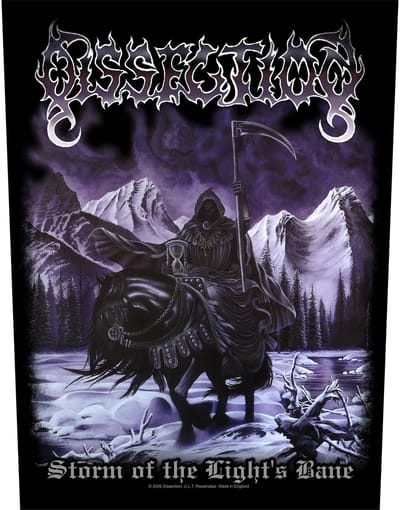 Dissection - Storm Of The Light'S Bane Rugpatch - Zwart