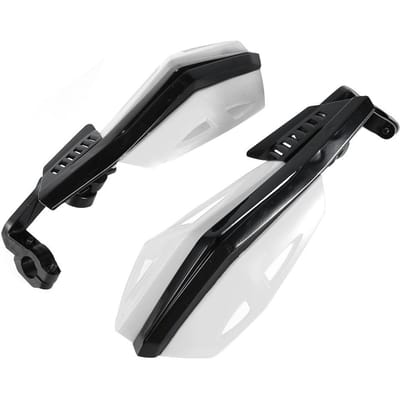 Motor Handkappen 7 8in 22mm ABS Valbestendige Beschermer Universeel voor Motor Elektrische Fiets Scooter White